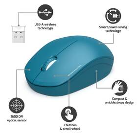 Myš PORT CONNECT Wireless Collection modrá

 obrázek produktu 5 z 6