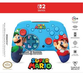 Gamepad Turtle Beach Rematch Wireless Mario a Luigi, NS2 modrý

 obrázek produktu 7 z 14