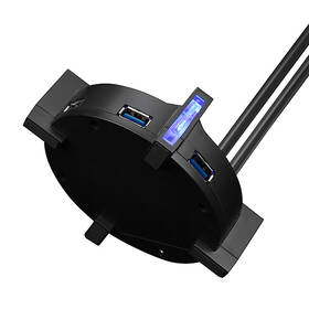 Stojánek Marvo na sluchátka HZ-04, 4x USB 3.0 HUB černé

 obrázek produktu 5 z 6