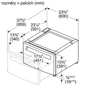 Podstavec pod pračku Bosch WMZPW20W bílý

 obrázek produktu 3 z 5