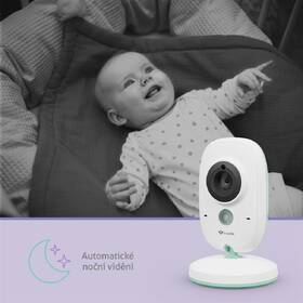 Dětská elektronická chůva TrueLife NannyCam H32 Pro bílá barva
