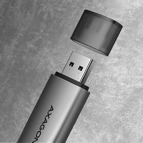 Čtečka paměťových karet Axagon Card Reader USB3.2 Gen 1 Type-C + Type-A, SD/microSD, UHS-I stříbrná

 obrázek produktu 8 z 9