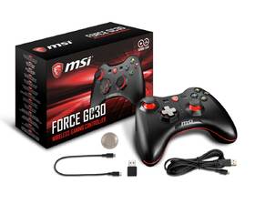 Gamepad MSI Force GC30, bezdrátový, pro PC, PS3, Android černý

 obrázek produktu 4 z 4