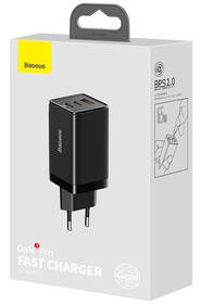 Nabíječka do sítě Baseus GaN3 2x USB-C, 1x USB 65 W + kabel USB-C/USB-C 100 W, 1 m černá

 obrázek produktu 9 z 9
