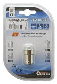 Autožárovka Compass 33765 9LED 12V  Ba15s 

 obrázek produktu 1 z 2