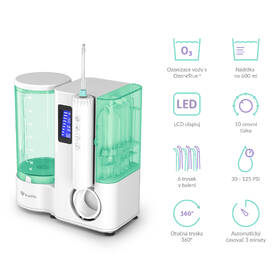 Ústní sprcha TrueLife AquaFloss Station O300 Ozone bílá/zelená

 obrázek produktu 2 z 11