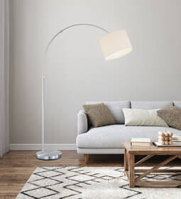 Stojací lampa TRIO Hotel, oblouková bílá

 obrázek produktu 3 z 3