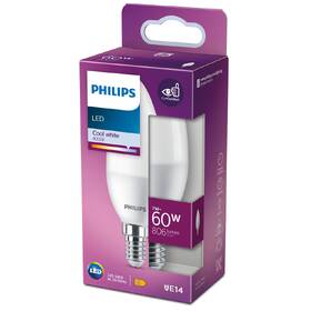 Žárovka LED Philips svíčka, 7W, E14, studená bílá 

 obrázek produktu 2 z 2