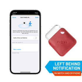 Lokátor FIXED Tag + pouzdro Case pro Tag z pravé hovězí kůže červené

 obrázek produktu 11 z 12