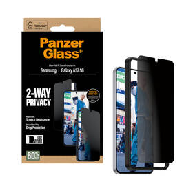 Tvrzené sklo PanzerGlass Privacy na Samsung Galaxy A57 s instalačním rámečkem 

 obrázek produktu 2 z 6