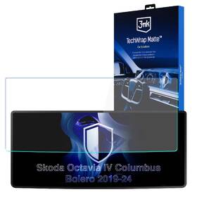 Ochranná fólie pro autorádio 3mk TechWrap Matte Center Display na Škoda Octavia IV Columbus-Bolero 2019-24 

 obrázek produktu 6 z 6