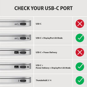 Kabel Axagon USB-C / HDMI 2.0, 1.8m, 4K/60Hz HDR10 černá barva
