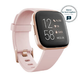 Chytré hodinky Fitbit Versa 2 (NFC) - Petal/Copper Rose 

 obrázek produktu 2 z 7