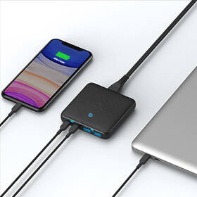 Nabíječka do sítě Anker PowerPort Atom III 63W Slim 1x USB-C(45W) 1xUSB-C(18W) 2xUSB-A(20W) černá

 obrázek produktu 2 z 7