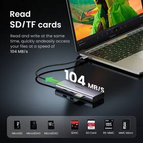 USB Hub UGREEN 10-in-1, 4K HDMI 

 obrázek produktu 4 z 7