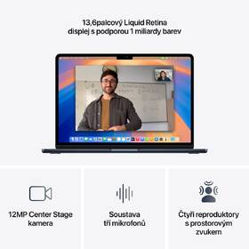 Notebook Apple 13" M4 8× GPU, 16GB, 256GB - temně inkoustový CZ 
