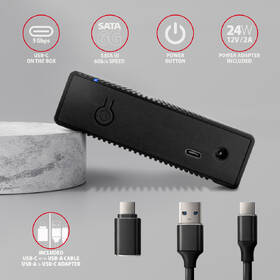 Externí rámeček Axagon RIBBED box USB-C 3.2 Gen 1 - SATA 6G 3.5" černý

 obrázek produktu 4 z 5