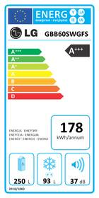 Chladnička s mrazničkou LG GBB60SWGFS bílá

 obrázek produktu 1 z 3
