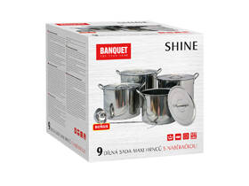 Sada hrnců BANQUET Shine, 9 dílů 

 obrázek produktu 3 z 9