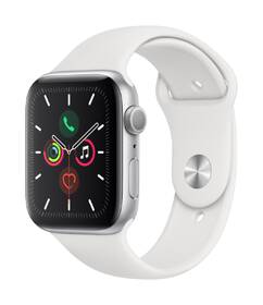 Chytré hodinky Apple GPS 44mm pouzdro ze stříbrného hliníku - bílý sportovní řemínek SK 

 obrázek produktu 2 z 2