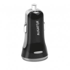 Adaptér do auta Aligator 2xUSB, smart IC, 3,4A + USB-C kabel černý

 obrázek produktu 2 z 4