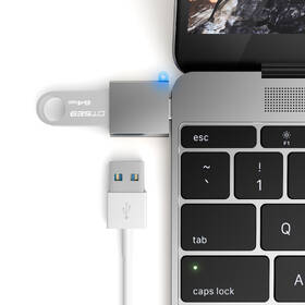 Redukce Satechi USB 3.0/USB-C šedá barva
