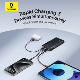 Powerbanka Baseus Bipow 2 10000mAh 20W s kabelem USB-C černá

 obrázek produktu 12 z 17