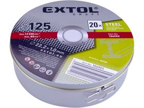 Řezný kotouč Extol Craft 106903 (20 ks) 

 obrázek produktu 2 z 3