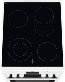Sklokeramický sporák AEG CCB56401BW bílá barva
