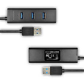 USB Hub Axagon USB / 4 USB 3.0, adaptér, 1,2 m černý

 obrázek produktu 3 z 8