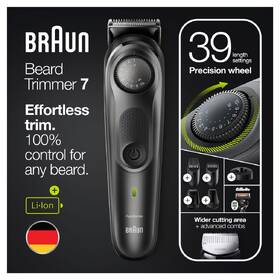 Zastřihovač vousů Braun BT 7340 Metallic Grey 

 obrázek produktu 1 z 18