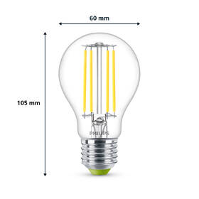 Žárovka LED Philips filament klasik, E27, 2,3W, studená bílá 

 obrázek produktu 3 z 3