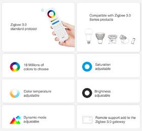 Dálkový ovladač IMMAX MiBOXER 089Z, univerzální, Zigbee 3.0, RGB+CCT, TUYA 
