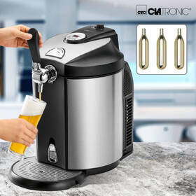 Výčepní zařízení Clatronic BZ 3740 stříbrná barva
