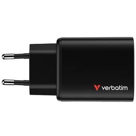 Nabíječka do sítě Verbatim Essentials 65W, 2×USB-C PD, 1×USB-A QC černá

 obrázek produktu 4 z 5