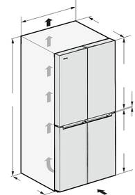 Americká lednice Miele KFFD 6741 Nerez/CleanSteel nerez

 obrázek produktu 9 z 10