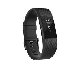 Fitness náramek Fitbit Charge 2 large - Black Gunmetal 

 obrázek produktu 2 z 8