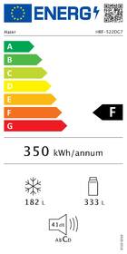 Americká lednice Haier HRF-522DG7 stříbrná barva
