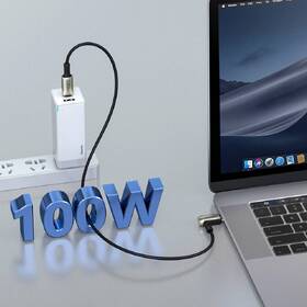Kabel Baseus Hammer USB-C/USB-C PD 3.1 Gen2 100W, 1.5m černý

 obrázek produktu 5 z 6