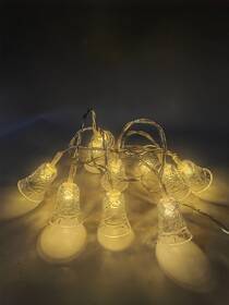 Vánoční osvětlení RETLUX RXL 491, girlanda zvonečky, 20 LED, teplá bílá 

 obrázek produktu 4 z 4