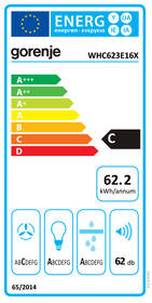 Odsavač par Gorenje WHC623E16X nerez
