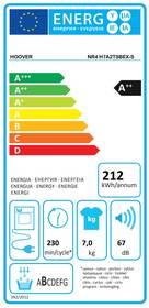Sušička prádla Hoover NR4 H7A2TSBEX-S bílá barva
