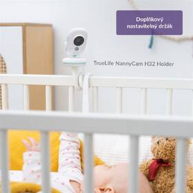 Dětská elektronická chůva TrueLife NannyCam H32 Pro bílá barva
