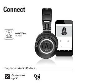 Sluchátka Audio-technica ATH-M50XBTBK černá barva
