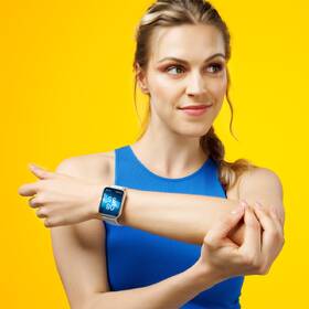 Chytré hodinky Niceboy Watch Lite 4 - Arctic Silver 
