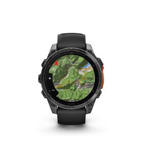 Chytré hodinky Garmin fenix 8 47 mm AMOLED - Slate Gray / Black Silicone Band 
