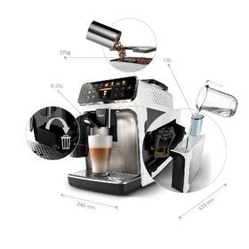 Espresso Philips EP5443/90 bílá barva
