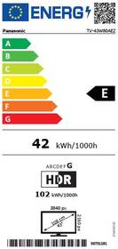 Televize Panasonic TV-43W80AEZ 
