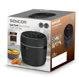 Rýžovar Sencor SRM 0671BK Low Carb 

 obrázek produktu 15 z 15