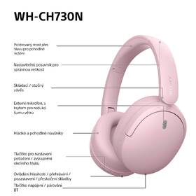Sluchátka Sony WH-CH730N růžová

 obrázek produktu 9 z 11